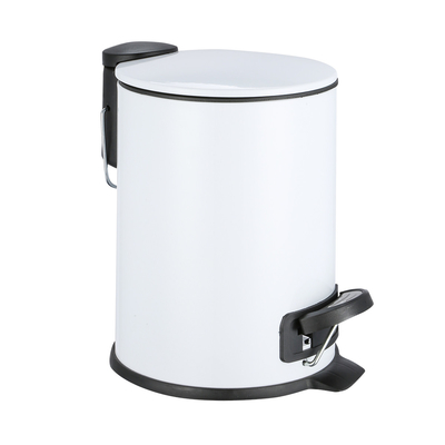comprar Estrutura do pedal do pé 3L/5L/12L/20L/30L BSCI Reservatório de pedais domésticos redondo de aço inoxidável Reservatório de lixo com tampa fina Fabricação em linha