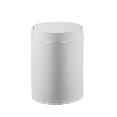 comprar 3L de aço inoxidável Desktop Touch Top Lixeira redonda com tampa de rolamento Fabricação em linha
