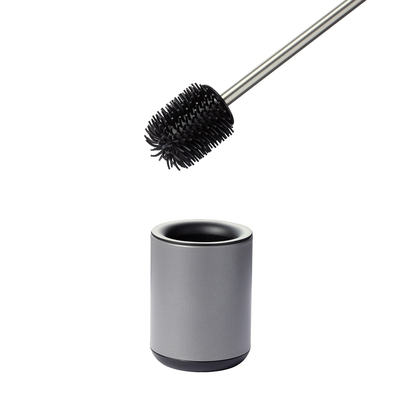 comprar Escova de banheiro de aço inoxidável de design moderno com acabamento Matt e silicone anti-impressão digital Fabricação em linha