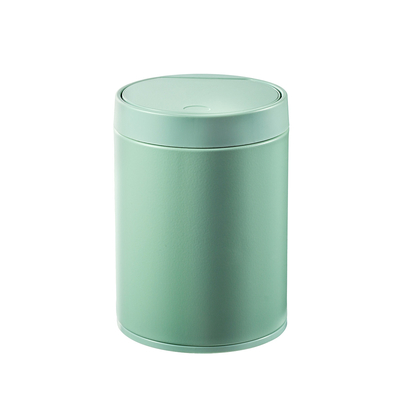 1.5L Steel Desktop Mini Touch Garbage Can Litch Bin para resíduos de escritório sustentáveis