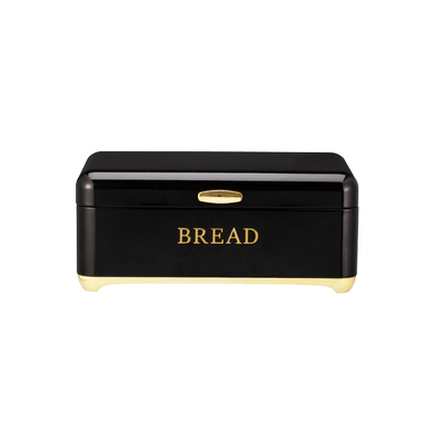 Quadrado de cozinha de armazenamento de recipientes de pão série coroa de metal de pão bin conjunto para latas de chá e de café
