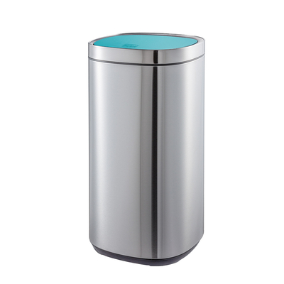 Cisterna de lixo superior com capacidade de 30L/40L/50L e estrutura de ferro