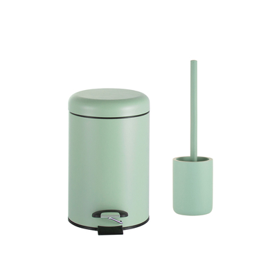 Cachoeira de lixo com capacidade de fechamento suave 3L / 5L / 12L / 20L / 30L Estrutura de pedal de pé de aço inoxidável