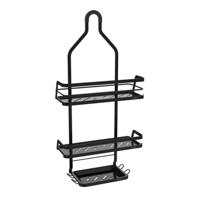Organizador de banheiro elegante cabine de aço de aço inoxidável pendente