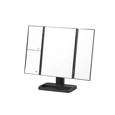 Espelho de maquiagem LED retangular dobrável 5 mm 6 mm espessura