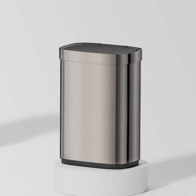 Acero inoxidável 65L Sensor inteligente sem toque Lixeira automática de lixo para cozinha sala de estar