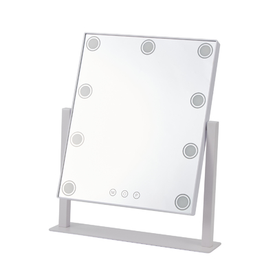 retângulo ajustável luz led inteligente do balcão Espelho de maquiagem
